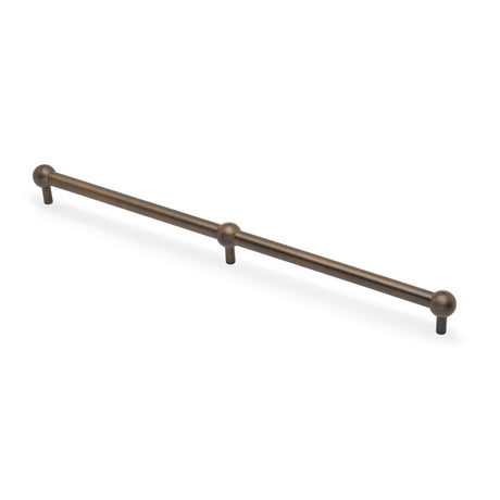 Alexander & Wilks Caesar Cabinet Pull Handle-Antique Brass-448mm Centres aw856-448-ab