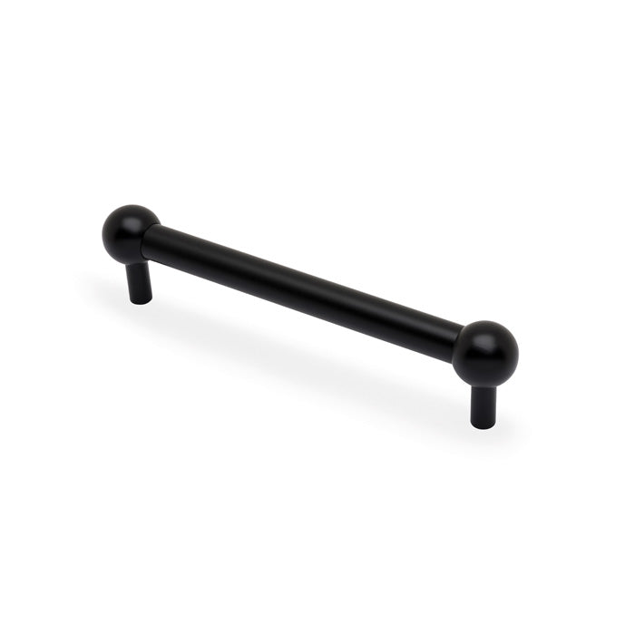 Alexander & Wilks Caesar Cabinet Pull Handle-Black-160mm Centres aw856-160-bl