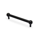 Alexander & Wilks Caesar Cabinet Pull Handle-Black-160mm Centres aw856-160-bl