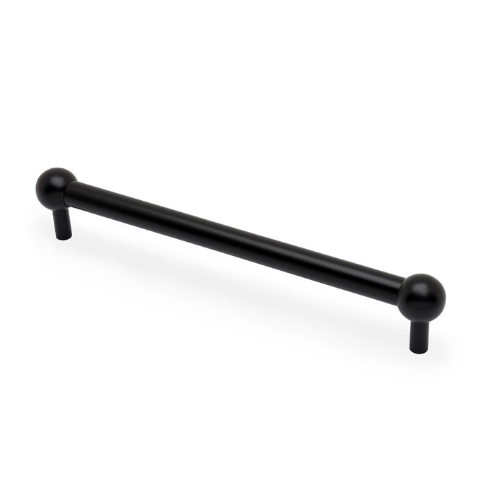 Alexander & Wilks Caesar Cabinet Pull Handle-Black-224mm Centres aw856-224-bl