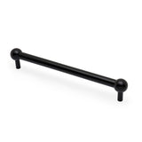 Alexander & Wilks Caesar Cabinet Pull Handle-Black-224mm Centres aw856-224-bl