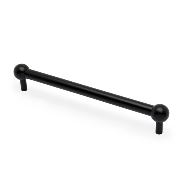 Alexander & Wilks Caesar Cabinet Pull Handle-Black-224mm Centres aw856-224-bl