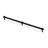 Alexander & Wilks Caesar Cabinet Pull Handle-Black-448mm Centres aw856-448-bl