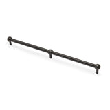 Alexander & Wilks Caesar Cabinet Pull Handle-Dark Bronze PVD-448mm Centres aw856-448-dbzpvd