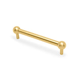 Alexander & Wilks Caesar Cabinet Pull Handle-Satin Brass PVD-160mm Centres aw856-160-sbpvd