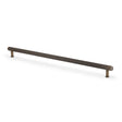 Alexander & Wilks Crispin Knurled T-bar Cupboard Pull Handle-Antique Brass-448mm aw809-448-ab
