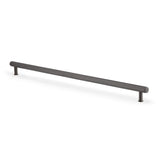 Alexander & Wilks Crispin Knurled T-bar Cupboard Pull Handle-Dark Bronze PVD-448mm aw809-448-dbzpvd