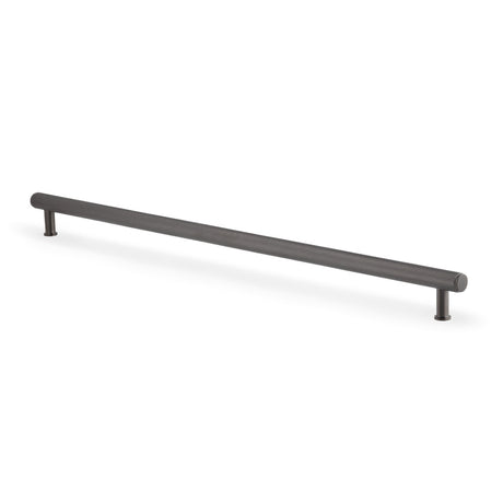 Alexander & Wilks Crispin Knurled T-bar Cupboard Pull Handle-Dark Bronze PVD-448mm aw809-448-dbzpvd