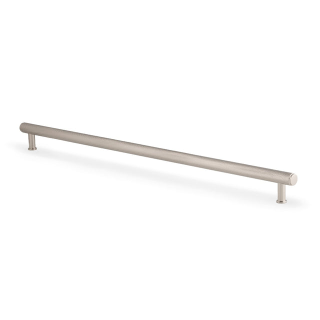 Alexander & Wilks Crispin Knurled T-bar Cupboard Pull Handle-Polished Nickel-448mm aw809-448-pnpvd