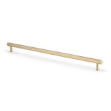Alexander & Wilks Crispin Knurled T-bar Cupboard Pull Handle-Satin Brass PVD-448mm aw809-448-sbpvd