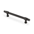 Alexander & Wilks Kingston Knurled Pull Handle-Dark Bronze PVD-160mm aw839-160-dbzpvd