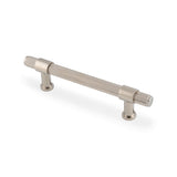 Alexander & Wilks Kingston Knurled Pull Handle-Polished Nickel PVD-128mm aw839-128-pnpvd