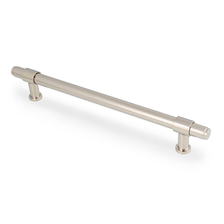 Alexander & Wilks Kingston Plain Pull Handle-Polished Nickel PVD-224mm  aw839p-224-pnpvd