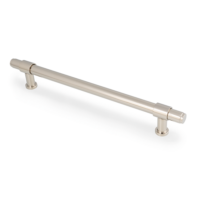 Alexander & Wilks Kingston Plain Pull Handle-Polished Nickel PVD-224mm  aw839p-224-pnpvd