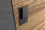Quality image of AGB Wave Flush Door Handle & Latch Set - Matt Black | Sku. agbwlmb | available from Trade Door Handles.