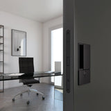 Quality image of AGB Wave Flush Door Handle & Euro Profile Lock Set - White | Sku. agbwewh | available from Trade Door Handles.