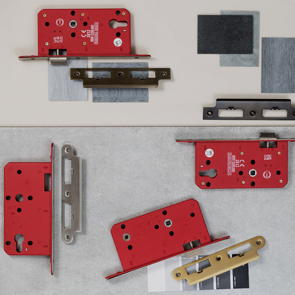 Quality image of Atlantic DIN Bathroom Lock Double Turn 60mm backset - Polished Chrome | Sku. alkdinb60pc | available from Trade Door Handles.