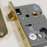 Quality image of Atlantic Euro Radius Corner Sashlock [CE] 3" - Matt Black | Sku. alkrcsashe3mb | available from Trade Door Handles.