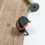 Quality image of Atlantic Half-Moon Premium Floor Mounted Door Stop - Polished Brass | Sku. adshmppb | available from Trade Door Handles.