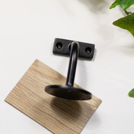 Quality image of Atlantic Heavy-duty Handrail Bracket 80mm Projection - Satin Chrome | Sku. ahb80sc | available from Trade Door Handles.