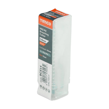 This is an image of Timco - Broaching Cutter - Short 14 x 30 (1 Each Tube) BCS14