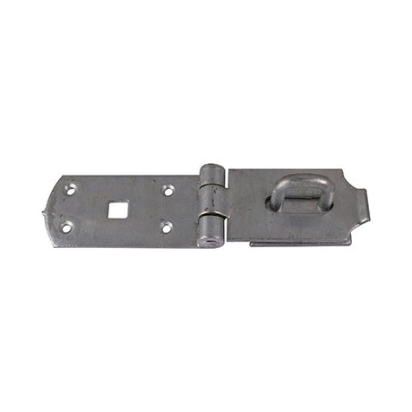 This is an image of Timco - Secure Bolt On Hasp & Staple - Heavy Duty - Hot Dipped Galvanised 10" (1 Each Plain Bag) BHS10GB
