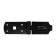 This is an image of Timco - Secure Bolt On Hasp & Staple - Heavy Duty - Black 8" (1 Each Plain Bag) BHS8BB