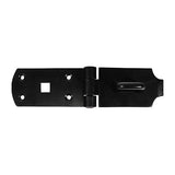 This is an image of Timco - Secure Bolt On Hasp & Staple - Heavy Duty - Black 8" (1 Each Plain Bag) BHS8BB