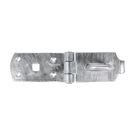 This is an image of Timco - Secure Bolt On Hasp & Staple - Heavy Duty - Hot Dipped Galvanised 8" (1 Each Plain Bag) BHS8GB