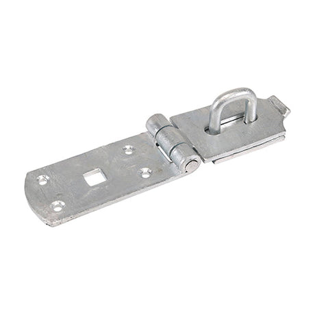 This is an image of Timco - Secure Bolt On Hasp & Staple - Heavy Duty - Hot Dipped Galvanised 8" (1 Each Plain Bag) BHS8GB