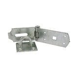 This is an image of Timco - Secure Bolt On Hasp & Staple - Heavy Duty - Hot Dipped Galvanised 8" (1 Each TIMbag) BHS8GP