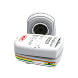 This is an image of Timco - PressToCheck Replacement Filters - Multi-Gas / Vapour & Dust ABEK1 P3 (2 Pieces Bag) BMN750000600