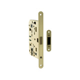 Quality image of Bonaiti Polaris 2XT Magnetic Euro Profile Sashlock 60mm backset - Satin Brass | Sku. bon2xte60sb | available from Trade Door Handles.