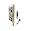 Quality image of Bonaiti Polaris 2XT Magnetic Key Sashlock 60mm backset - Matt Antique Brass | Sku. bon2xtlk60mab | available from Trade Door Handles.