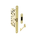 Quality image of Bonaiti Polaris 2XT Magnetic Key Sashlock 60mm backset - Satin Brass | Sku. bon2xtlk60sb | available from Trade Door Handles.
