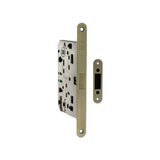 Quality image of Bonaiti Polaris 2XT Magnetic Bathroom Lock 60mm backset - Matt Antique Brass | Sku. bon2xtwc60mab | available from Trade Door Handles.