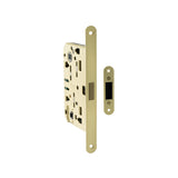 Quality image of Bonaiti Polaris 2XT Magnetic Bathroom Lock 60mm backset - Satin Brass | Sku. bon2xtwc60sb | available from Trade Door Handles.