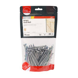 This is an image of Timco - Oval Nails - Bright 75mm (1 Kg TIMbag) BON75B