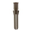 This is an image of Timco - Premium Plastic Plugs - Brown 42mm - (200 PCS TIMbag) BPLUGPREM200