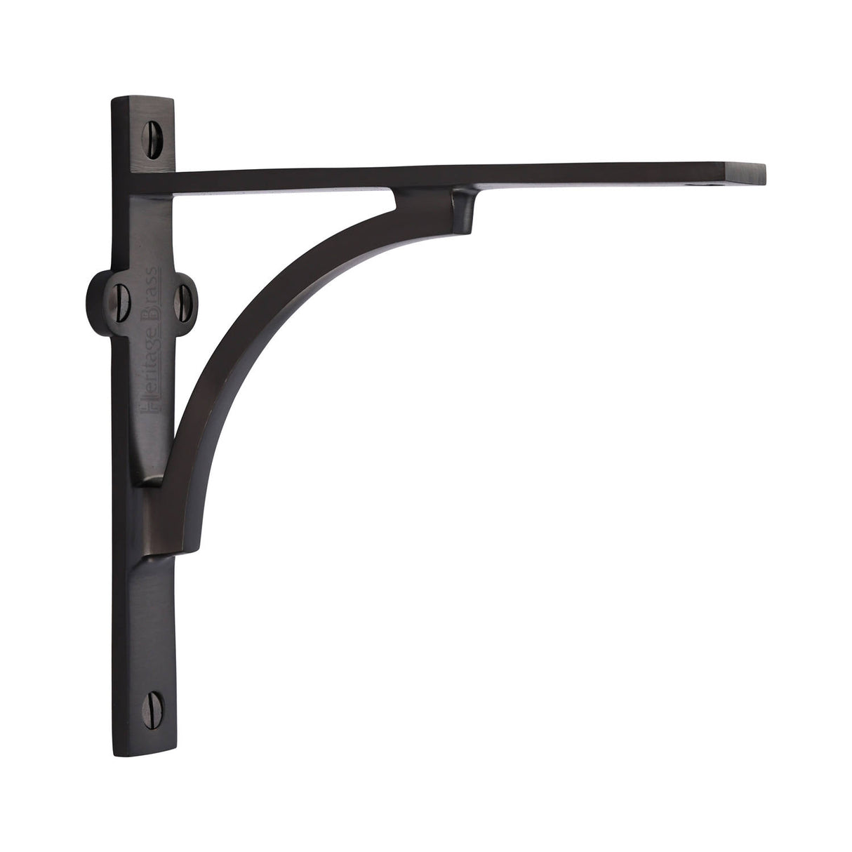 High quality image of the Heritage Brass Arch Shelf Bracket 6'' x 5'' Matt Bronze Finish | Sku. br2140-6-mb | Discounted prices available from Trade Door Handles