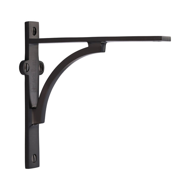 High quality image of the Heritage Brass Arch Shelf Bracket 6'' x 5'' Matt Bronze Finish | Sku. br2140-6-mb | Discounted prices available from Trade Door Handles