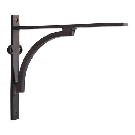 High quality image of the Heritage Brass Arch Shelf Bracket 8'' x 6.5'' Matt Bronze Finish | Sku. br2140-8-mb | Discounted prices available from Trade Door Handles
