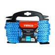 This is an image of Timco - Polypropylene Rope - Blue - Winder 8mm x 15m (1 Each Unit) BR815W
