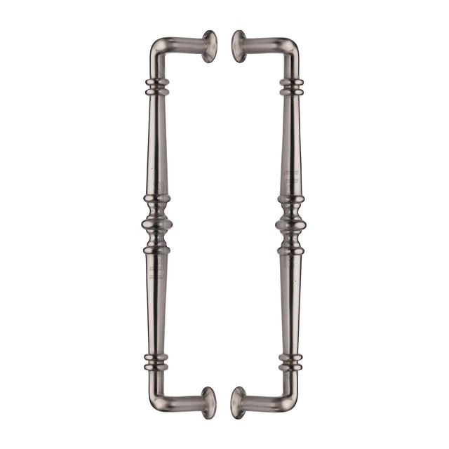 Heritage Brass Back to Back Door Pull Handle Avon Design Satin Nickel Finish - M.Marcus code BTB1169 390-SN