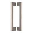 High quality image of the Heritage Brass Back to Back Door Pull Handle Metro Design 305mm Satin Nickel Finish | Sku. btb1390-305-sn | Discounted prices available from Trade Door Handles