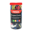 This is an image of Timco - Bungee Cords - Mixed Pack 20pcs (20 Pieces Tube) BUNMIX20