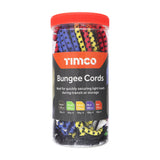 This is an image of Timco - Bungee Cords - Mixed Pack 20pcs (20 Pieces Tube) BUNMIX20