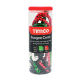 This is an image of Timco - Bungee Cords - Mixed Pack 8pcs (8 Pieces Tube) BUNMIX8