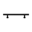 High quality image of the Heritage Brass Cabinet Pull T-Bar Design with 16mm Rose 160mm CTC Matt Black Finish | Sku. c0362-160-bkmt | Discounted prices available from Trade Door Handles