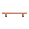 High quality image of the Heritage Brass Cabinet Pull T-Bar Design with 16mm Rose 203mm CTC Satin Rose Gold Finish | Sku. c0362-203-srg | Discounted prices available from Trade Door Handles